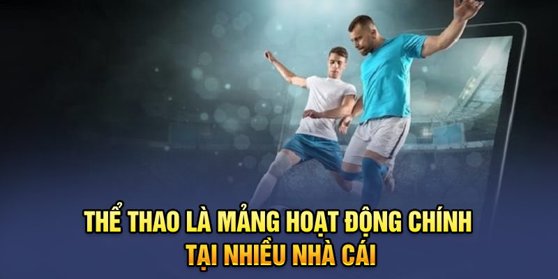 Thể thao là mảng hoạt động chính tại nhiều nhà cái